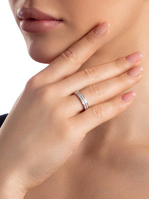 Обручальное кольцо ко-017