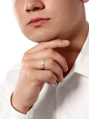 Обручальное кольцо ко-017