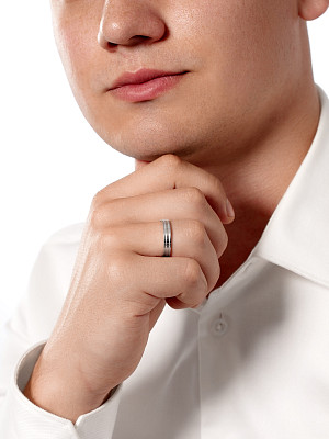 Обручальное кольцо ко-005