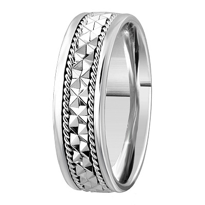 Обручальное кольцо 100224-Б